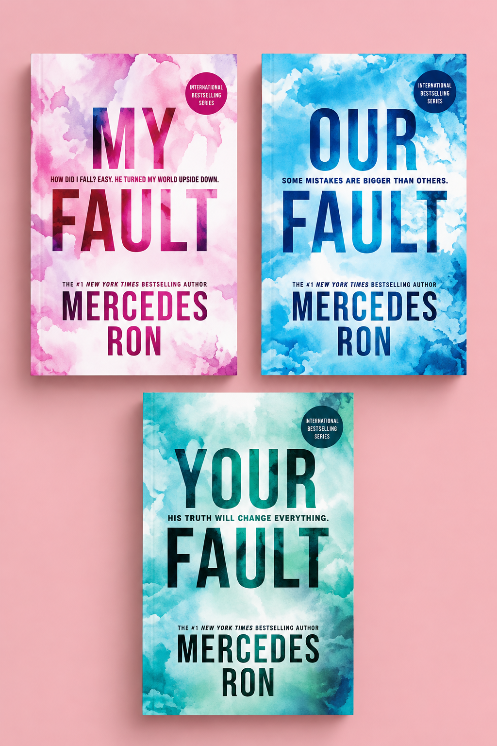 (Combo) My Fault + Your Fault + Our Fault (Culpable) by Mercedes Ron