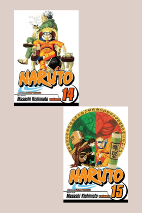 Naruto Vol. 14 & 15 Manga Combo by Masashi Kishimoto