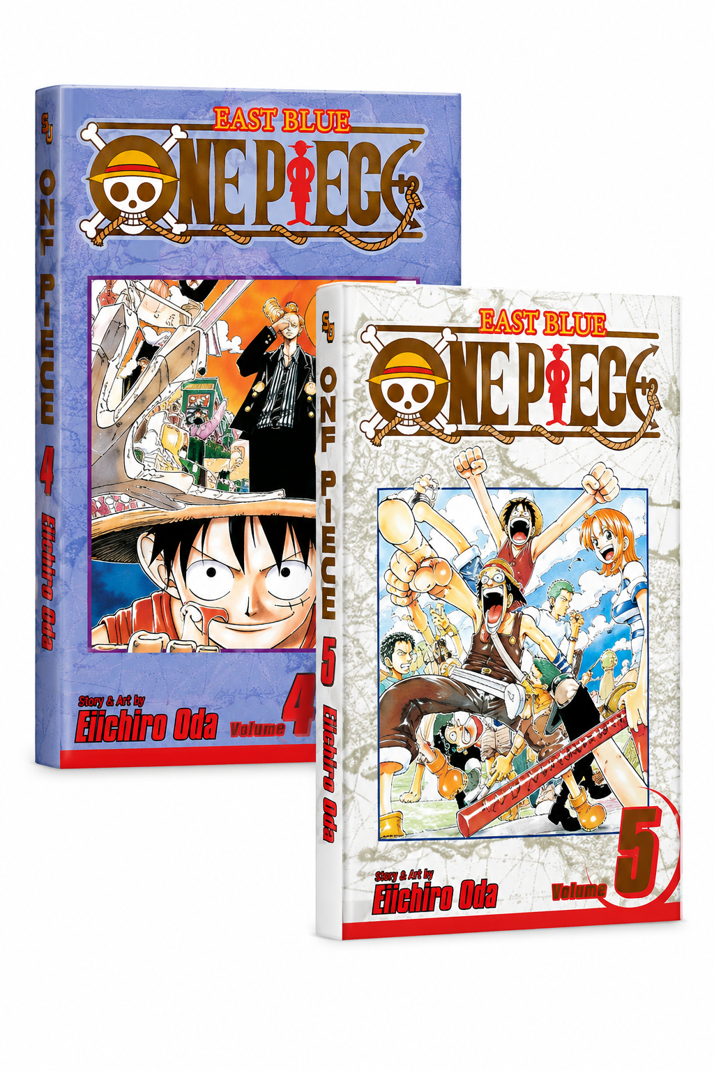 One Piece Manga Vol. 4 & Vol. 5 Combo Set