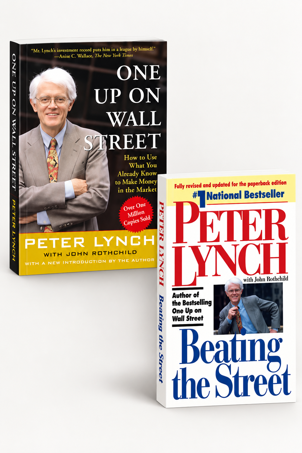 One Up On Wall Street + Beating the Street by Peter Lynch – 2 Books Combo (Paperback)