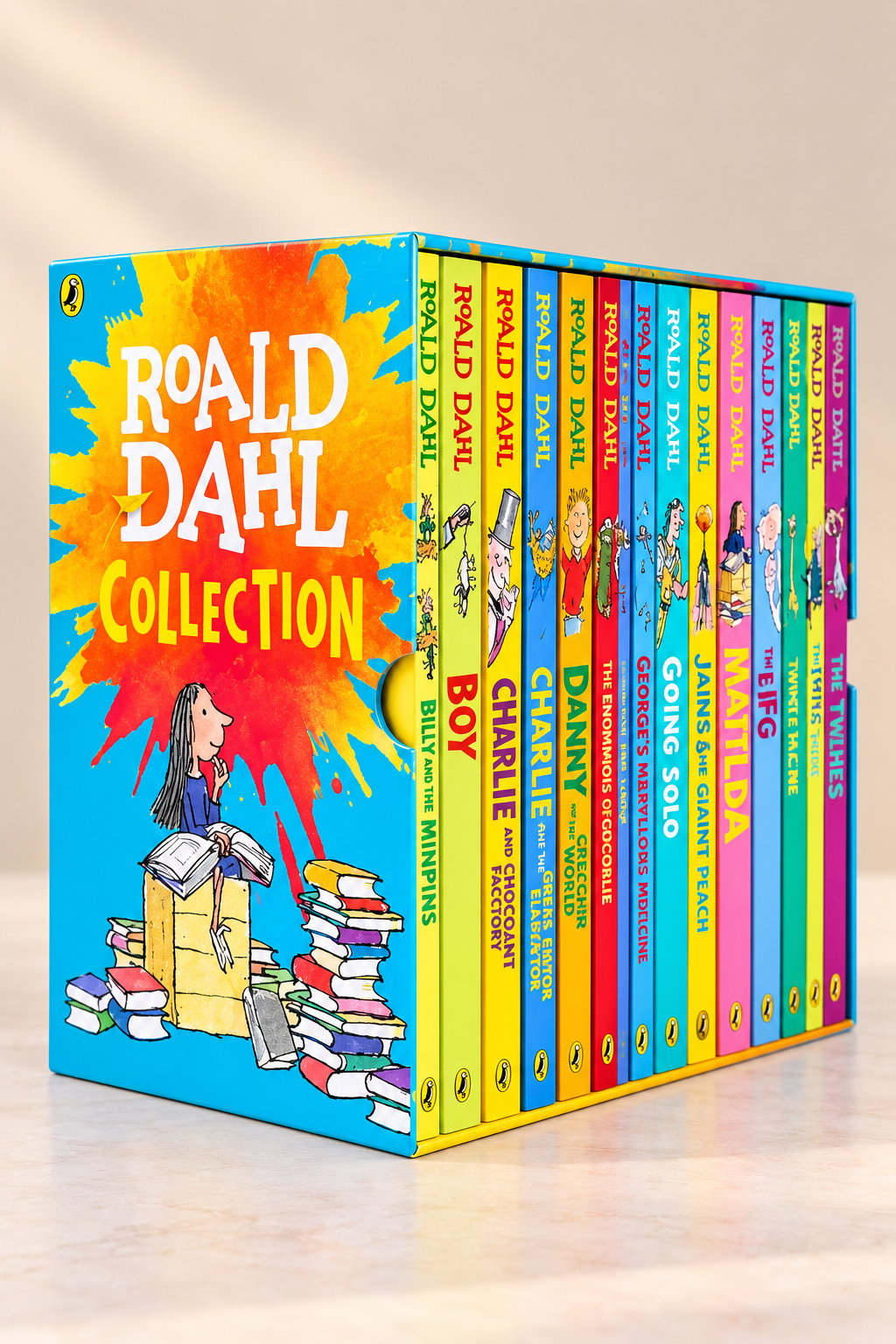 16 Copy) Roald Dahl Complete Collection Paperback – by Roald Dahl