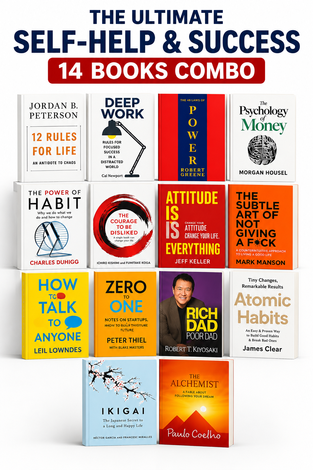Ultimate Self-Help & Success Library | 14 Books Combo