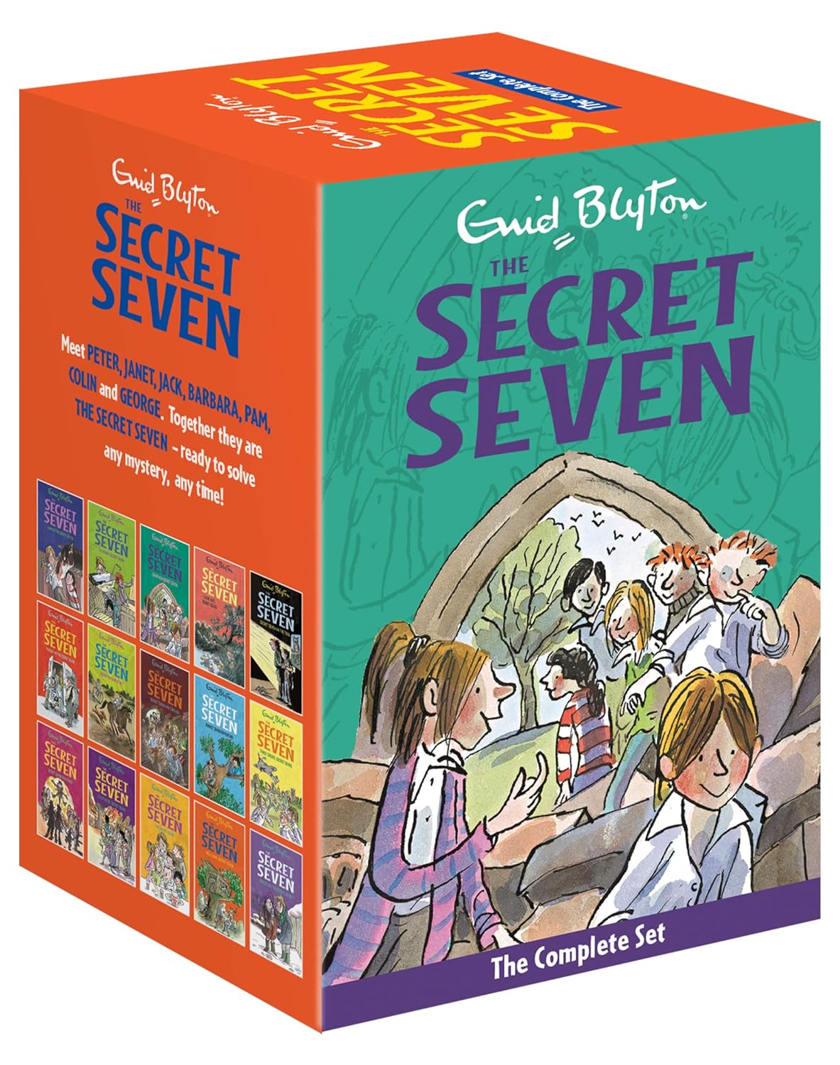 The Secret Seven: Is Exciting Adventures (Set of 15 Books) Paperback – Box set, by Enid Blyton