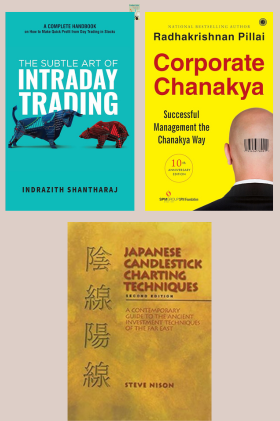 The Subtle Art of Intraday Trading + Japanese Candlestick Charting Techniques | Learn Proven Day Trading Strategies & Chart Patterns + Corporate Chanakya,| 3 Book Set (Paperback)