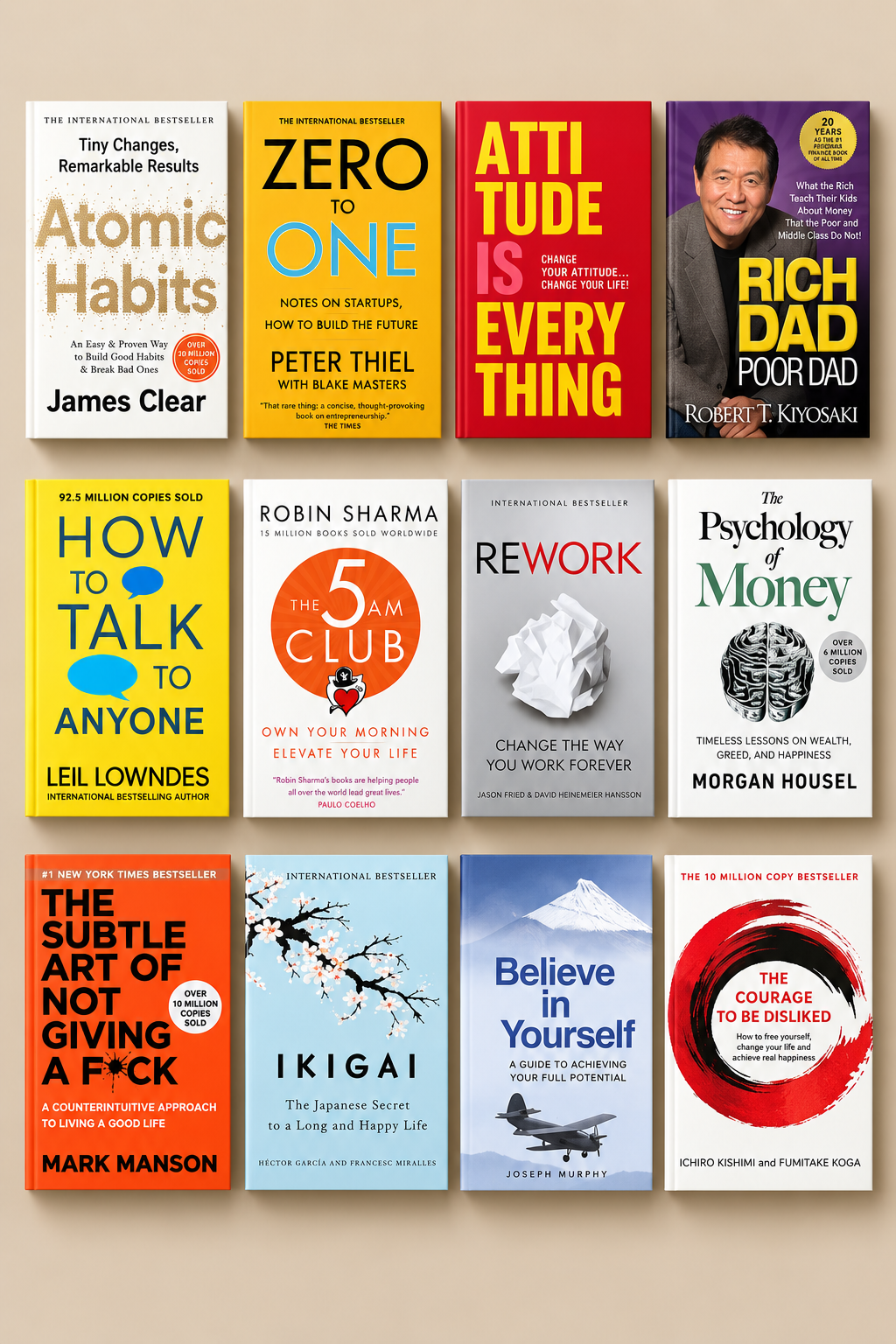 12 Books Self-Help & Motivation Mega Combo (Paperback)