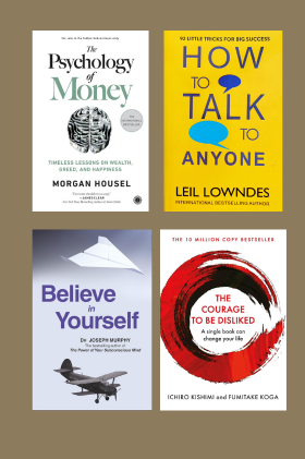 4 Books Mindset, Communication & Money Combo (Paperback)