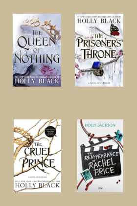 The Reappearance of Rachel Price +The Prisoner's Throne+ The Cruel Prince +queen of nothingce 4 books combo Holly black 
