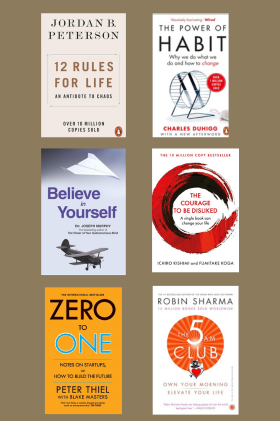 6 Books Self-Help, Habit & Success Combo (Paperback)