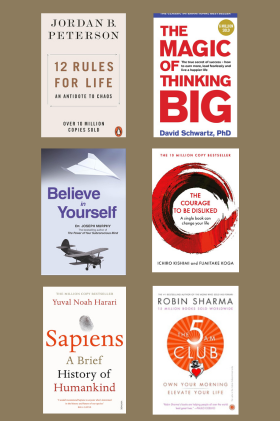 6 Books Self-Help, Life & Mindset Combo (Paperback)  