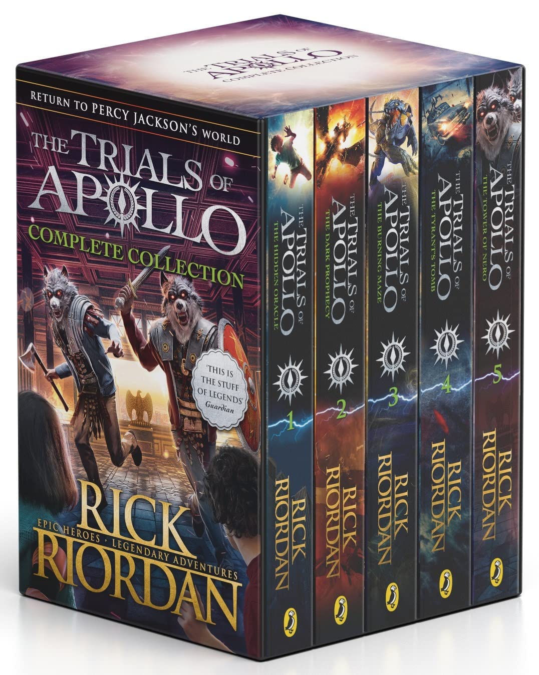 Box Set Trials Of Apollo Complete (Paperback) by Rick Riordan
