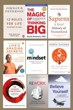 9 Books Self-Help, Mindset & Success Combo (Paperback)