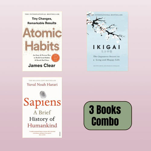 [Combo] Atomic Habit-Ikigai-Sapiens (Paperback)