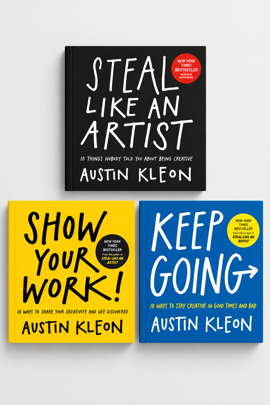 Austin Kleon Combo: 3 Books (Paperback)