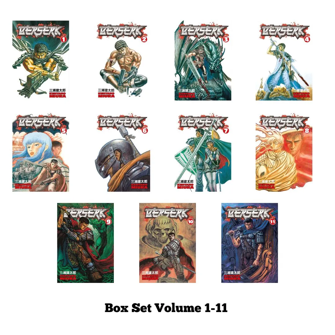 Berserk: Manga Collection (Volume 1 to 11) Box Set