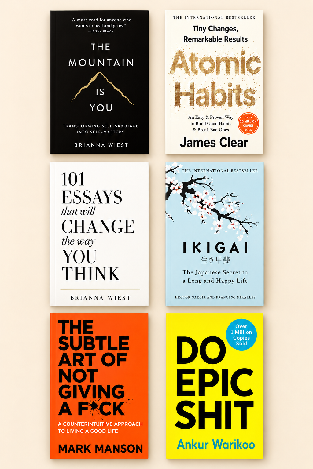 Bestseller Self Help Combo: 6 Books (Paperback)