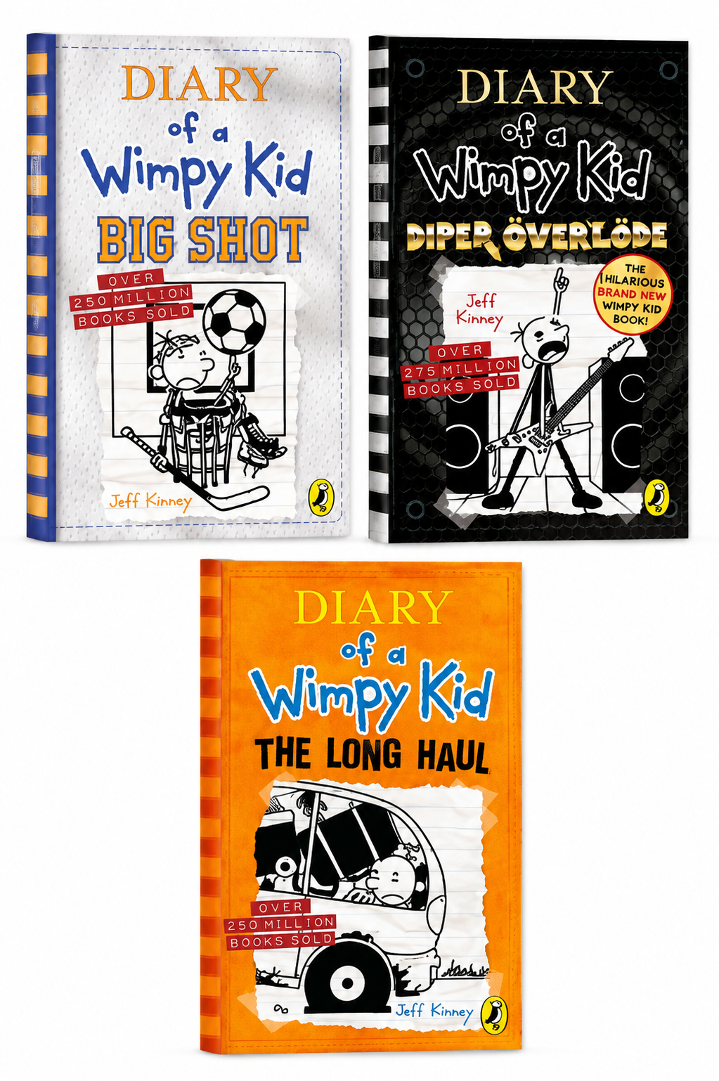 Big Shot, Diper Överlöde & The Long Haul by Jeff Kinney
