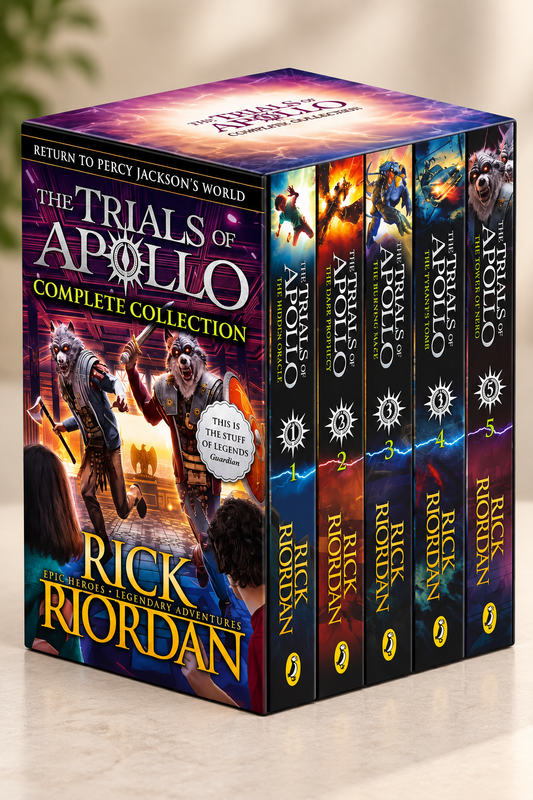 Box Set Trials Of Apollo Complete (Paperback) by Rick Riordan