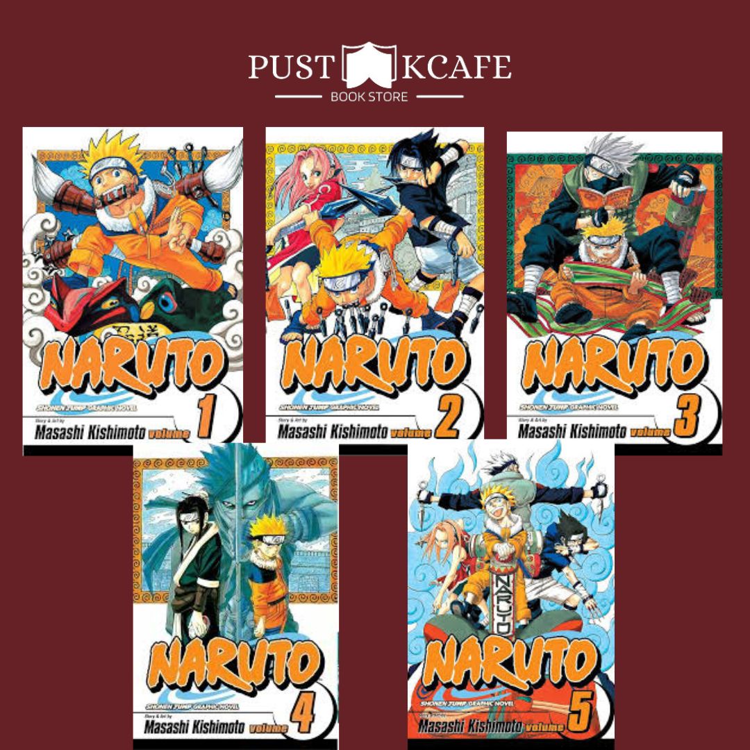 Naruto Valume 1 2 3 4 and 5 combo pack