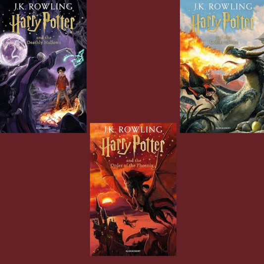 Harry Potter Books Set Vol 4 5 7 (Paperback)