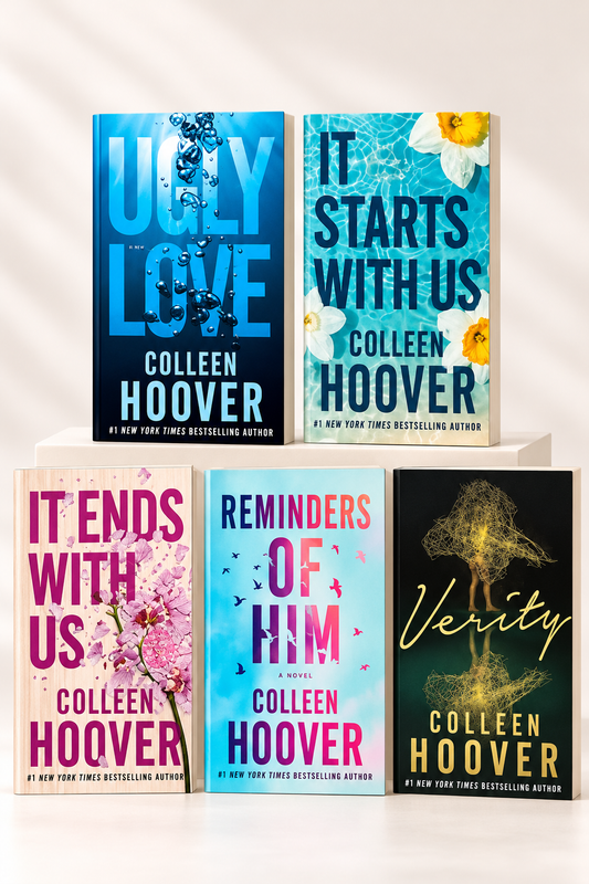Colleen Hoover Romantic Novels, Set of 5 Books