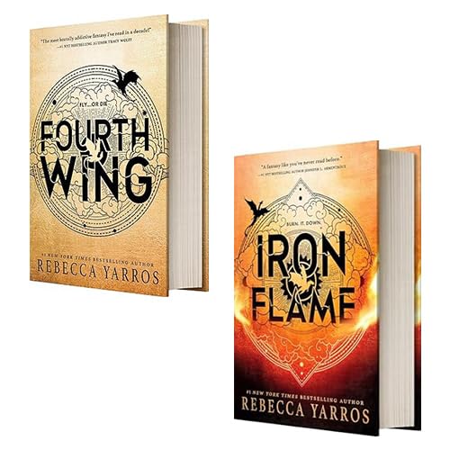 (Combo) Fourth Wing + Iron Flame (Paperback) by Rebecca Yarros