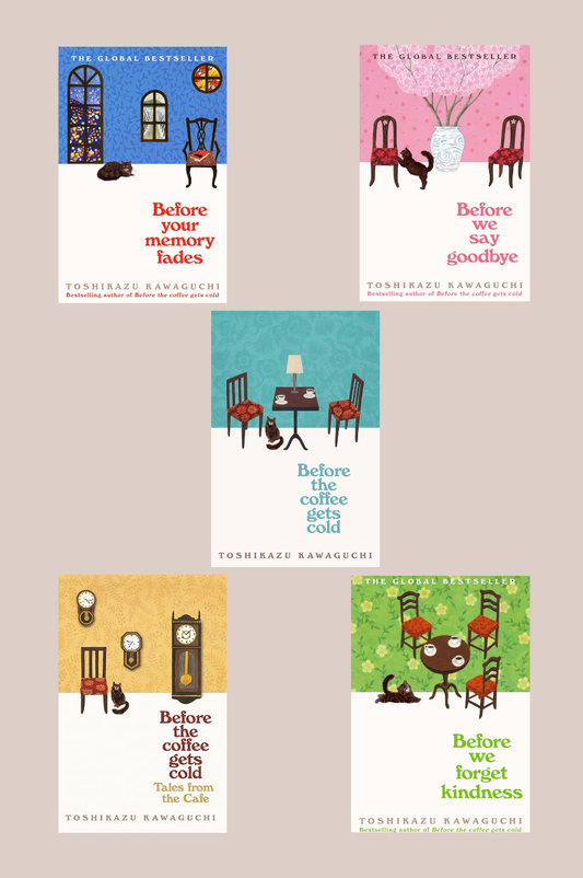(Combo of 5 Books) Before The Coffee Gets Cold+Tales from the Cafe+Before your memory fades+Before we say goodbye+Before We Forget Kindness