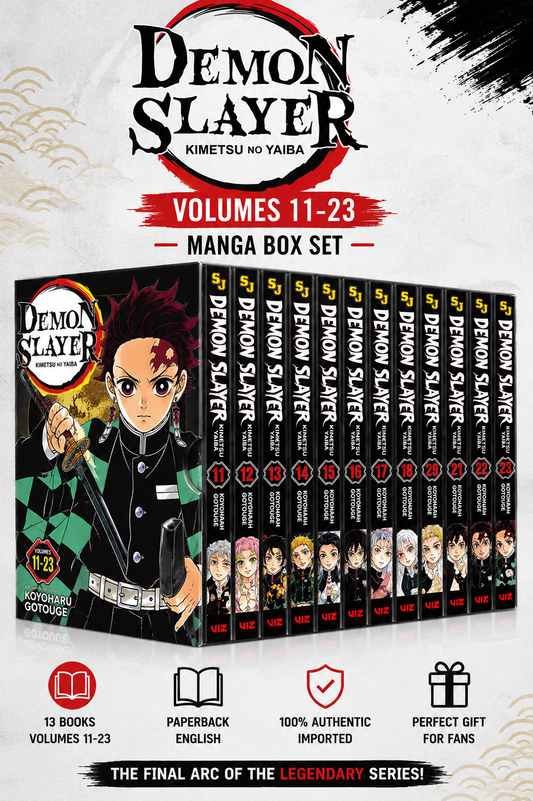 Demon Slayer Manga Collection Set (Volumes 11–23) (Paperback English)