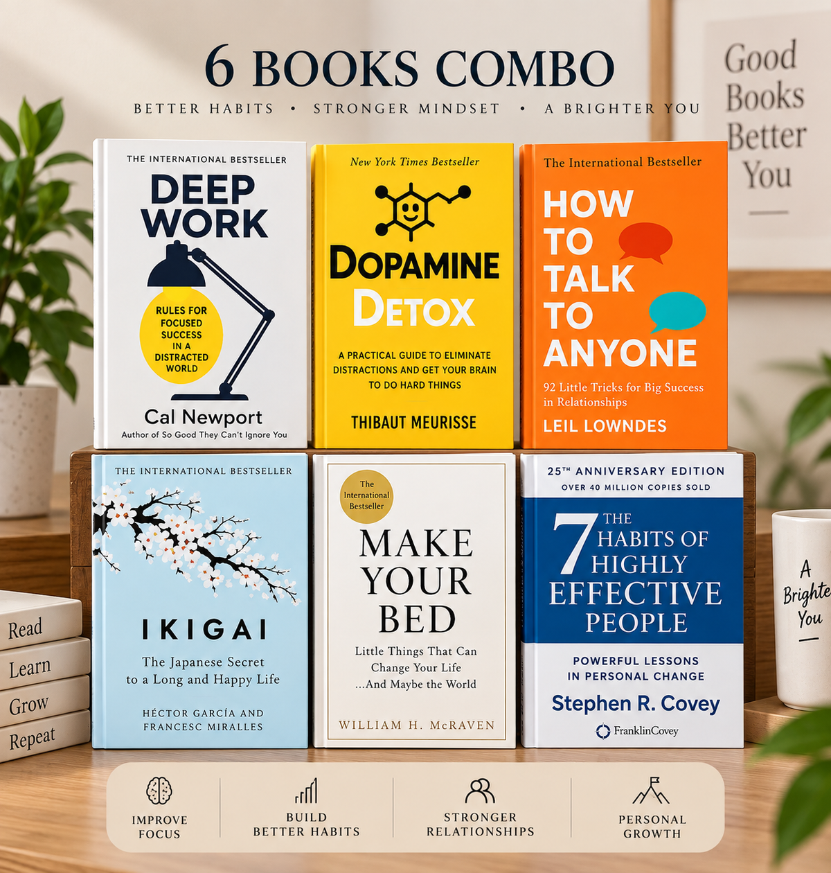 6 Books Combo ( English)(Paperback)