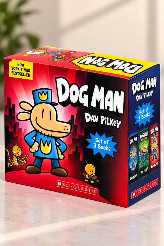 Dog Man Box Set (3 Books) Paperback by Dav Pilkey