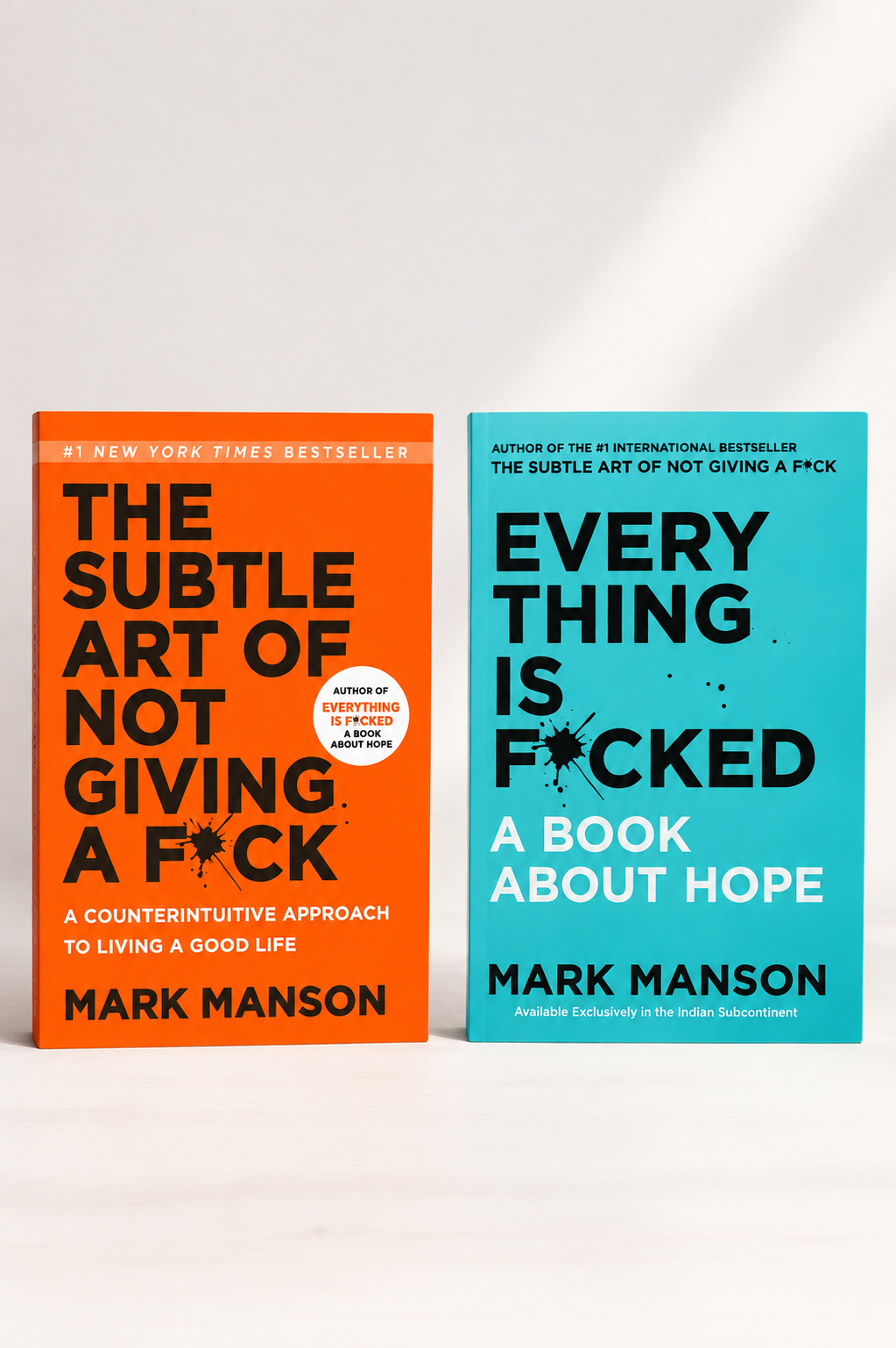 Everything is Fcked & The Subtle Art of Not Giving a Fck by Mark Manson | Paperback Combo