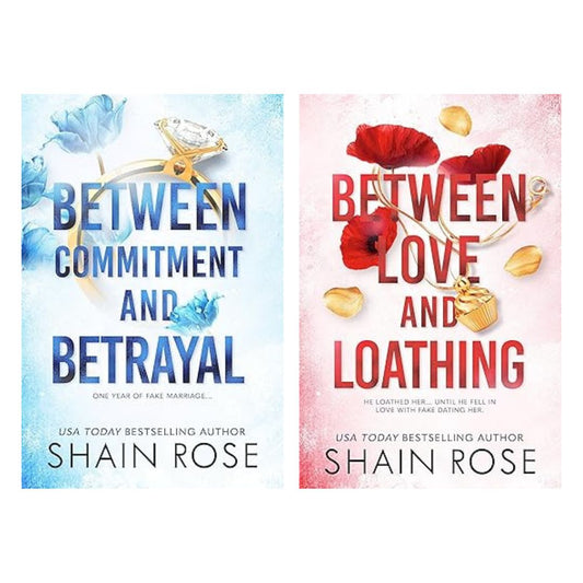 Hardy Billionaire Brothers Series 2 Books Combo Between Love and Loathing – Shain Rose Between Commitment and Betrayal – Shain Rose