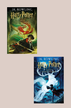 Harry Potter 2 Books Set - Harry Potter and the Chamber of Secrets 2 , Harry Potter and the Prisoner of Azkaban 3
