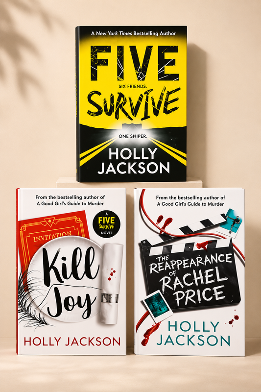 Holly Jackson 3 Books Combo | Five Survive, Kill Joy & The Reappearance of Rachel Price