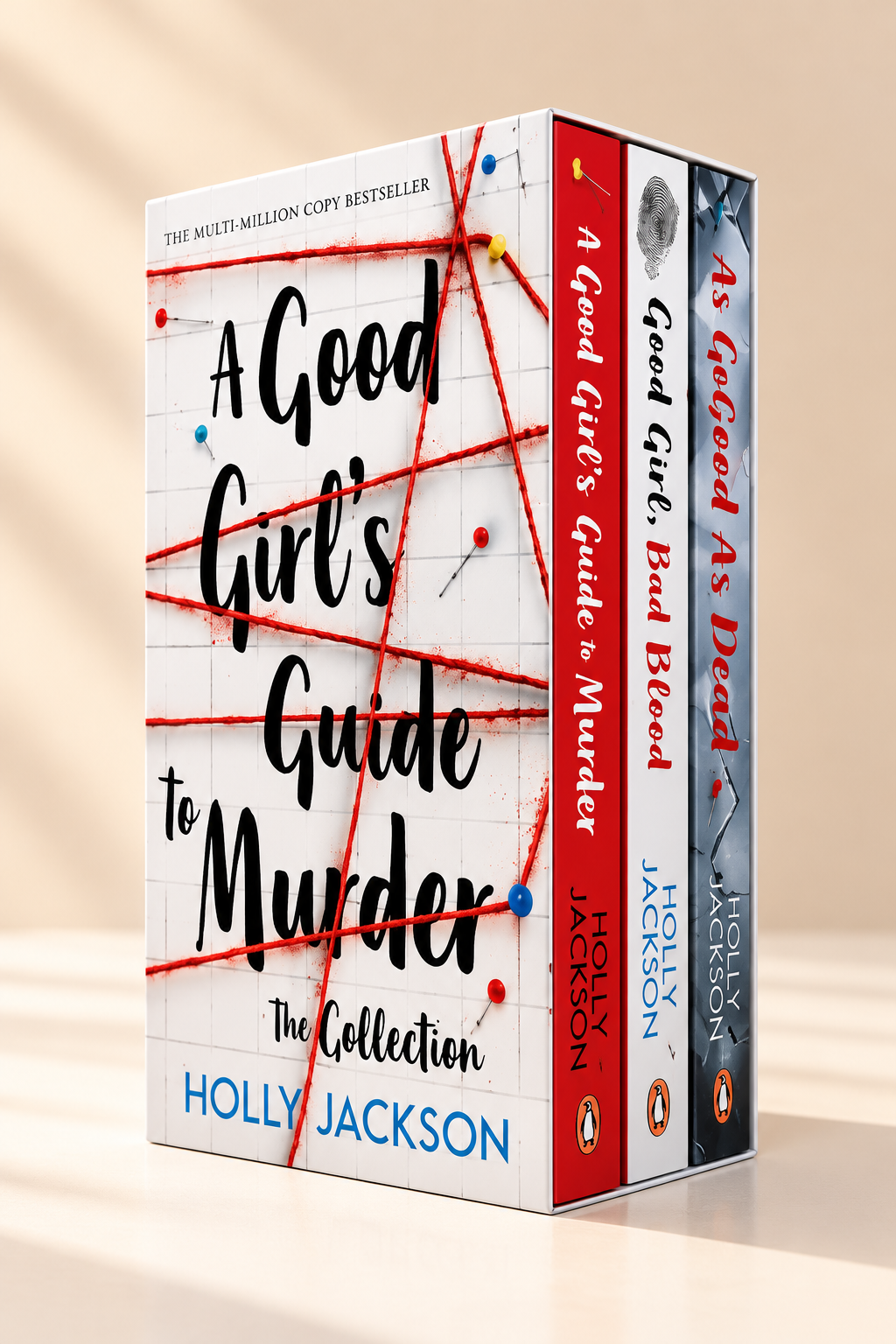 Holly Jackson Box Set  (The Good Girl's Guide To Murder 1+ Good Girl, Bad Blood + As Good As Dead)