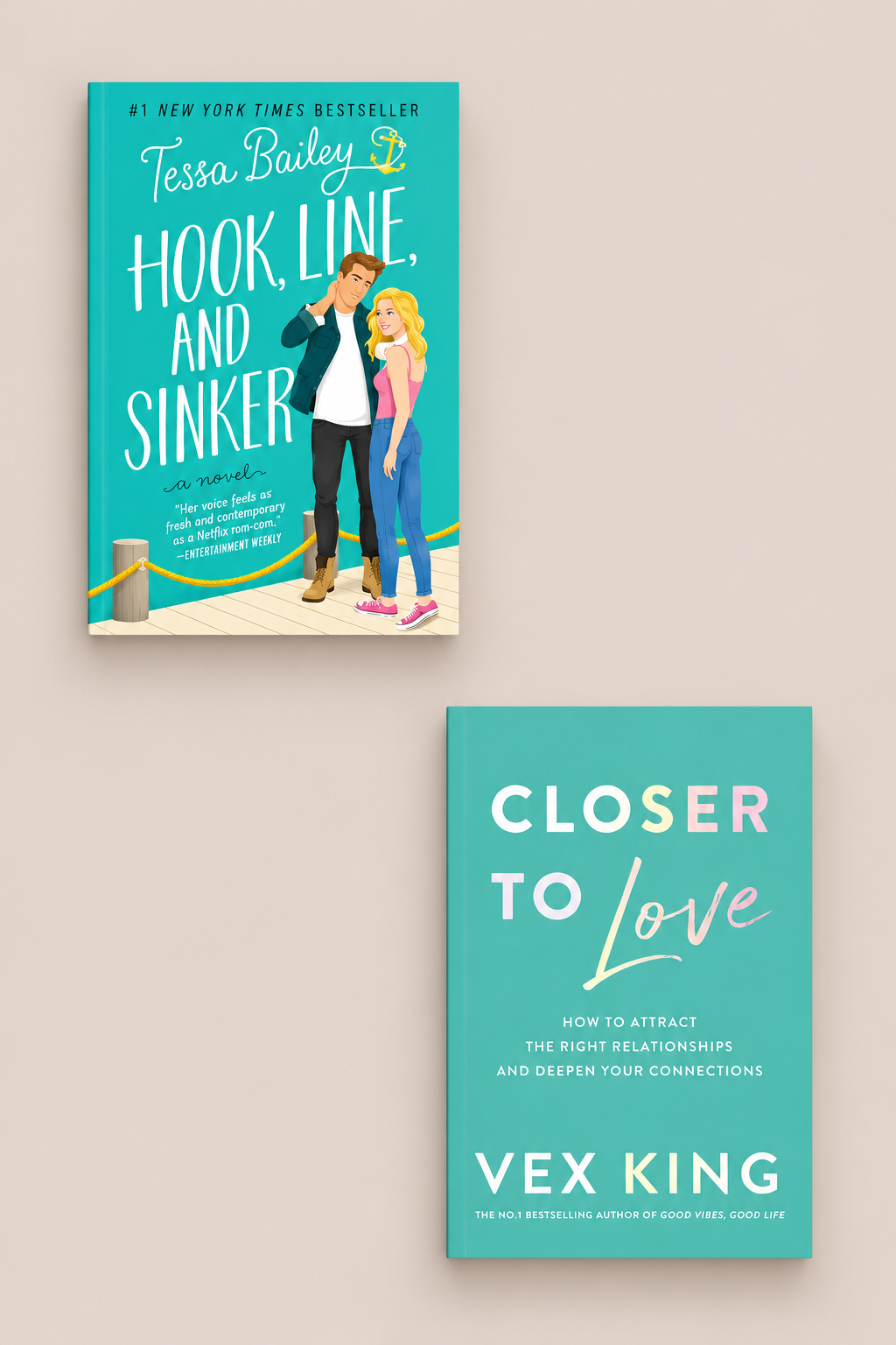 Hook, Line, and Sinker & Closer to Love Book Combo (Paperback)