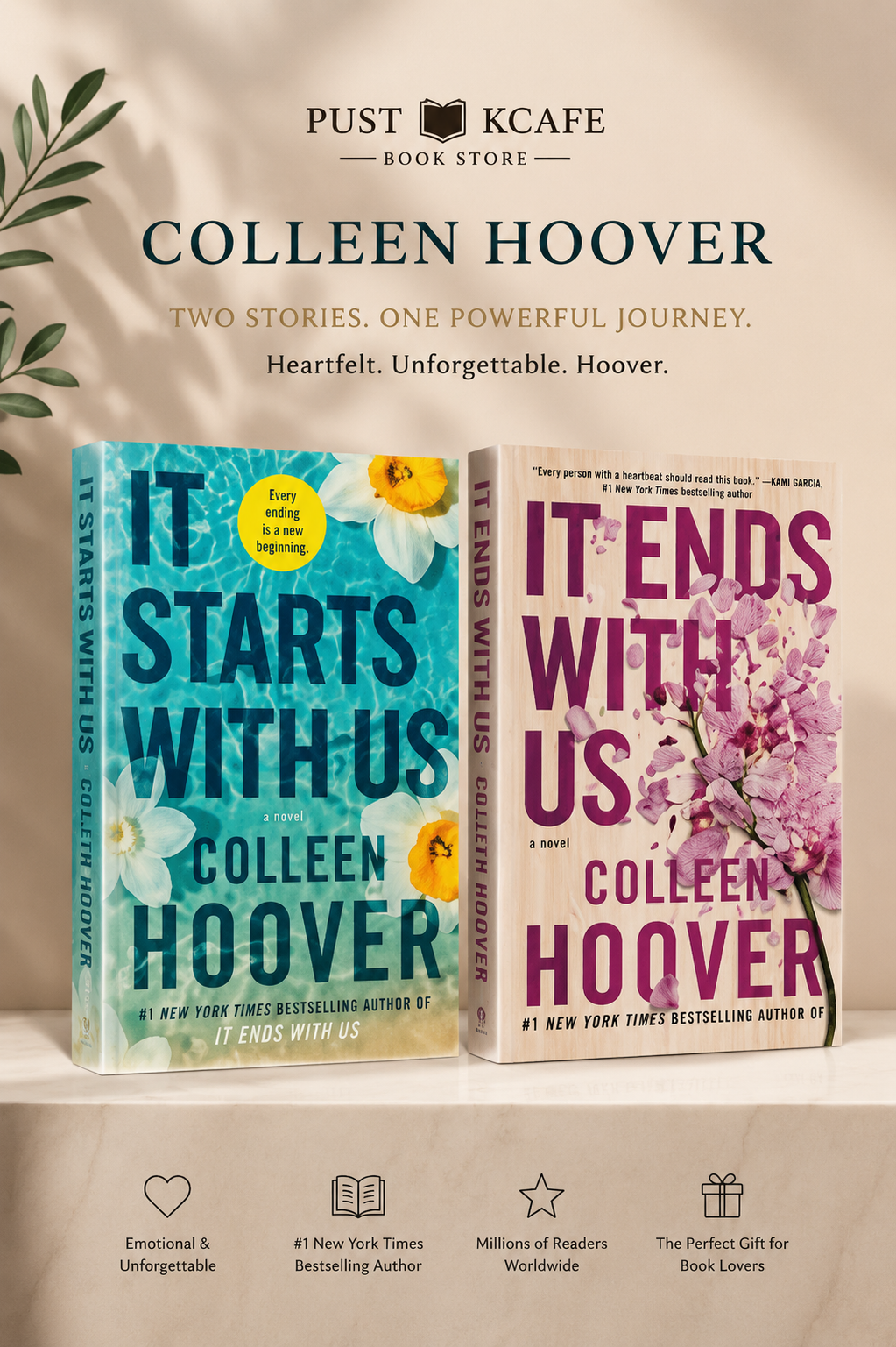 It Ends with Us / It Starts with Us by Colleen Hoover - Paperback | Powerful Emotional Novel