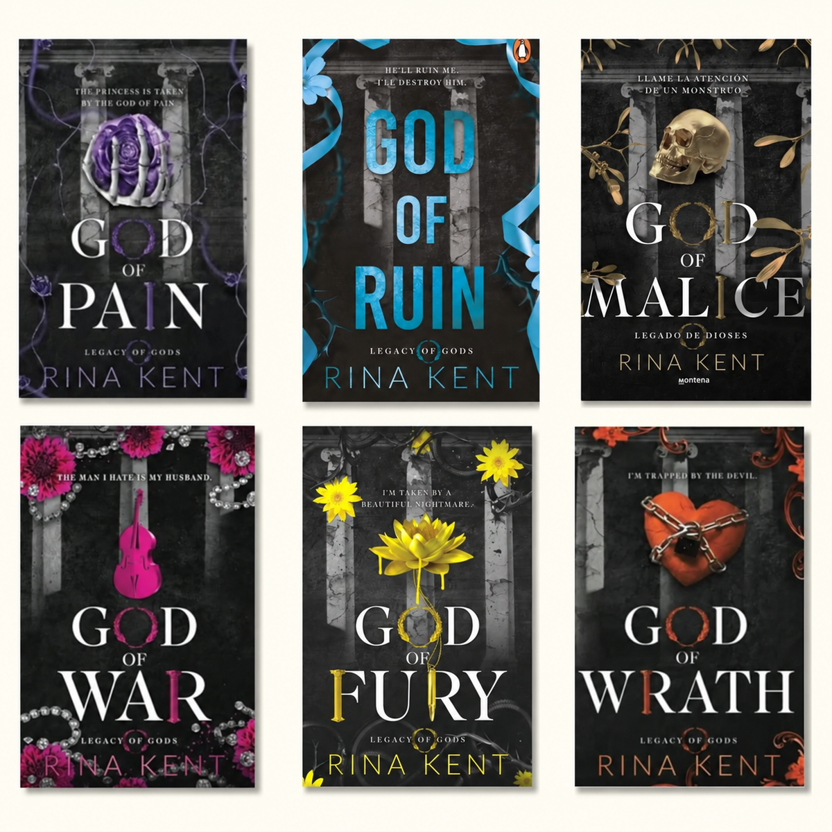 Legacy of Gods Series (6 book Combo) Paperback