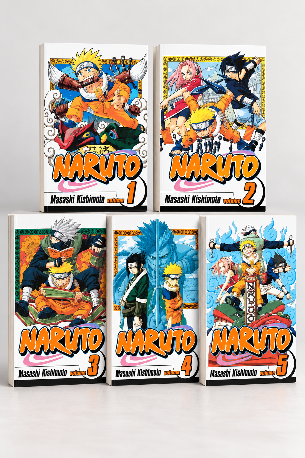 Naruto Valume 1 2 3 4 and 5 combo pack