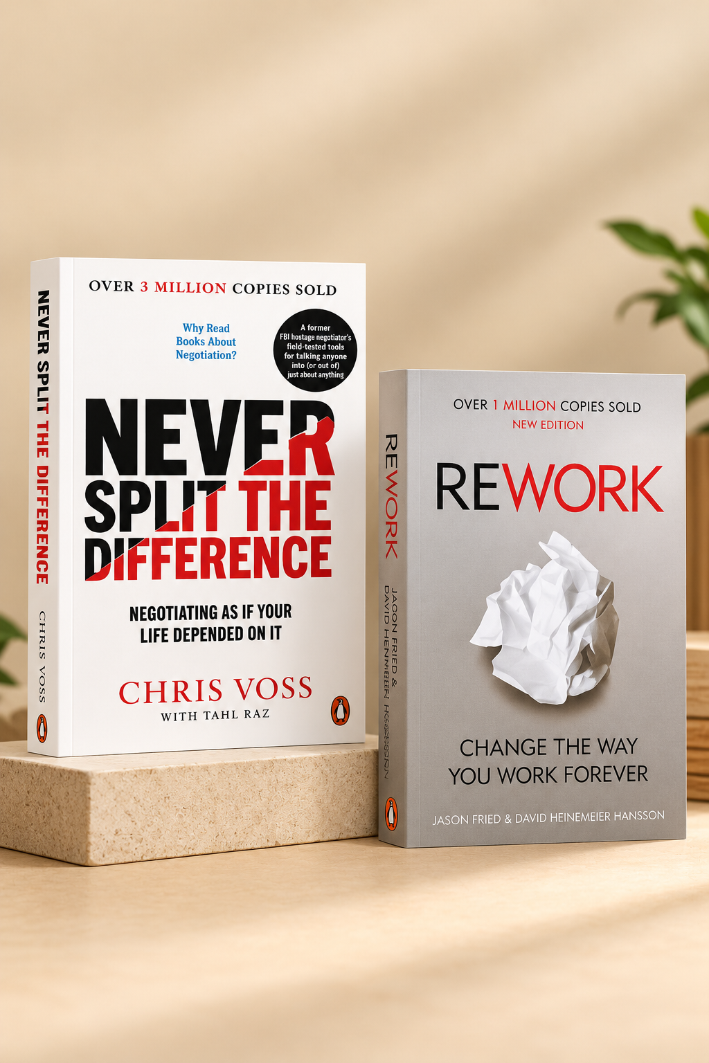 Combo) Never Split The Difference—Rework (Paperwork)