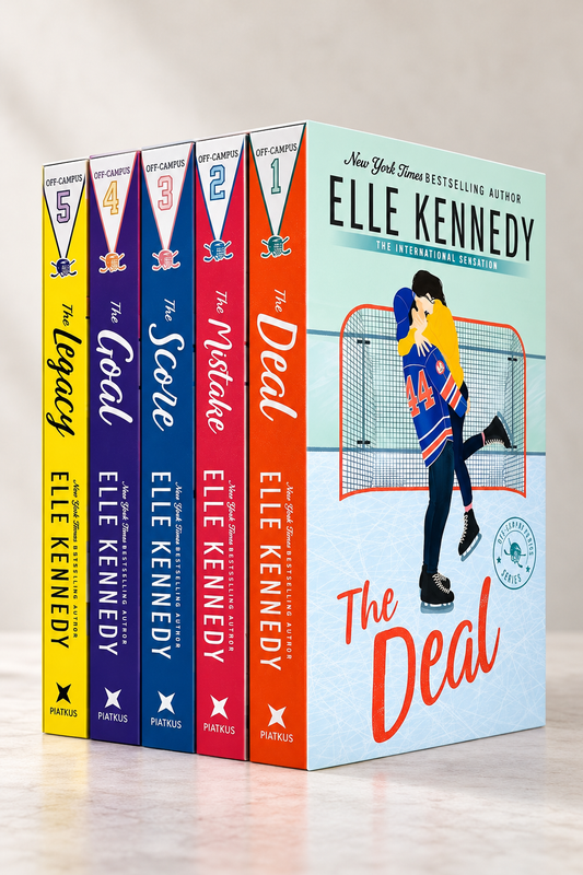 Off-Campus Series by Elle Kennedy 5 Books Combo Set – The Deal, The Mistake, The Score, The Goal and The Legacy