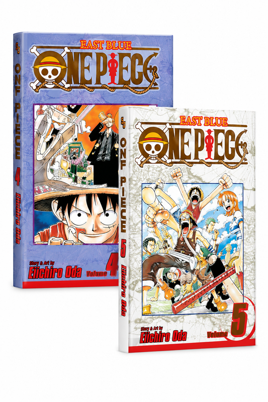 One Piece Manga Vol. 4 & Vol. 5 Combo Set