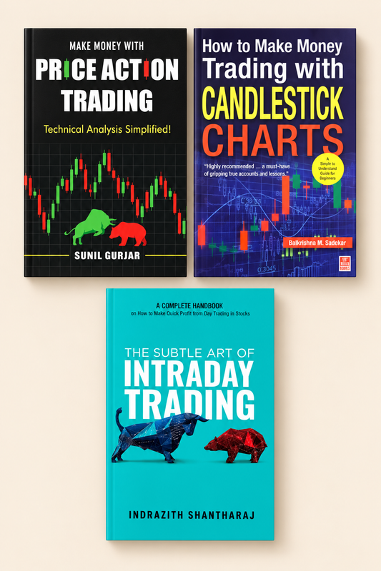 Price Action Trading : Technical Analysis Simplified Trading In The Zone + Trading With Candlestick Charts +The Subtle Art of Intraday Trading