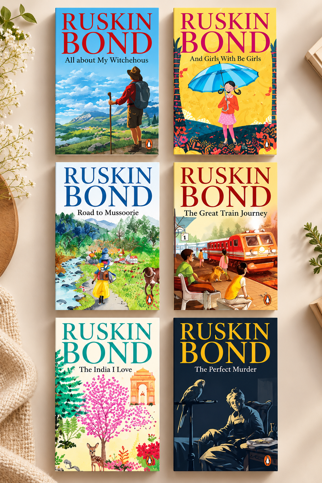 Ruskin Bond 6 Books Collection