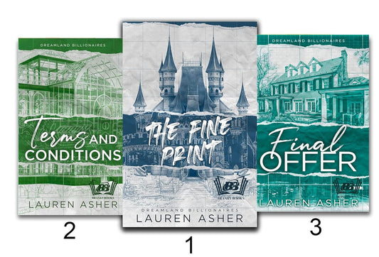 (Combo)The Fine Print+ Terms and Conditions+ The Final Offer - Paperback Lauren Asher