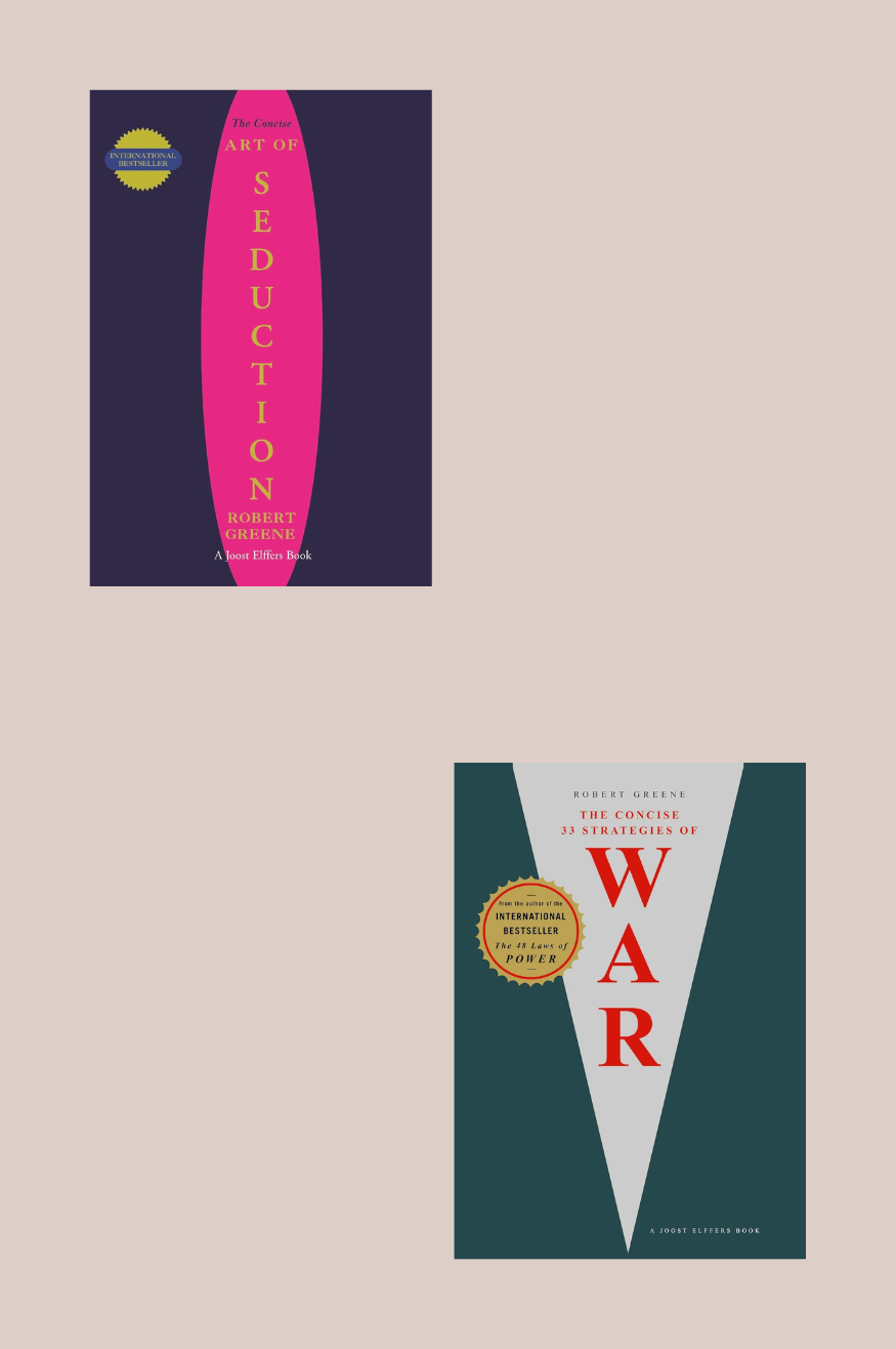 The Concise 33 Strategies Of War and  The Concise Art of Seduction – 2 Books Combo (Paperback)