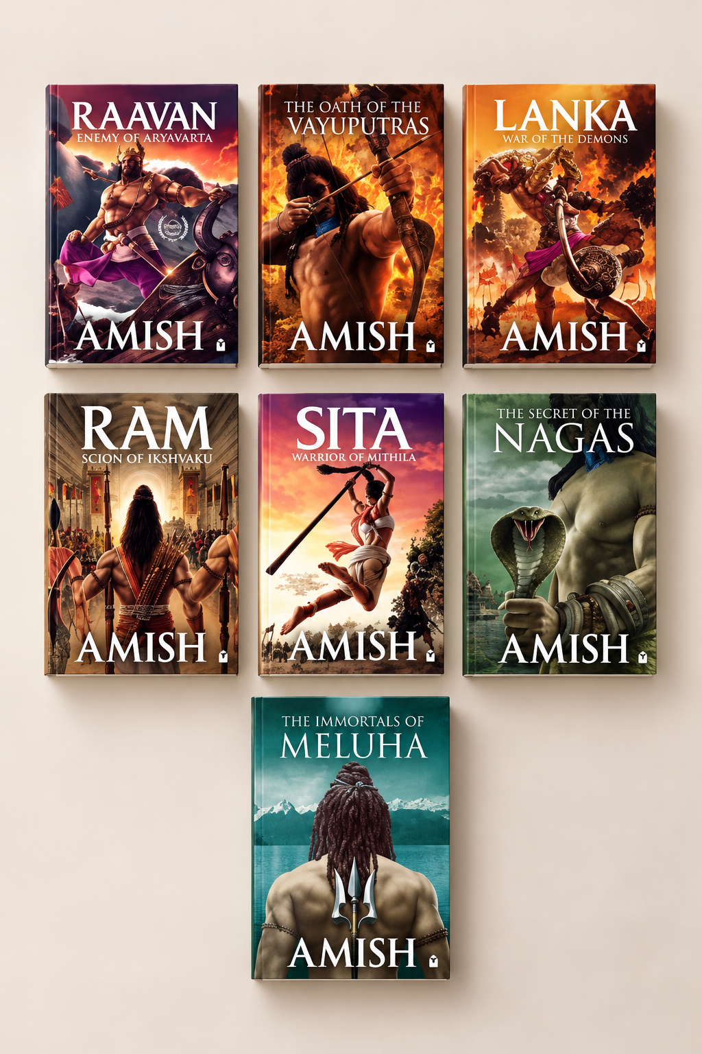 The Shiva Trilogy & Ram Chandra Series Collection (Paperback English) – 7 Books Combo