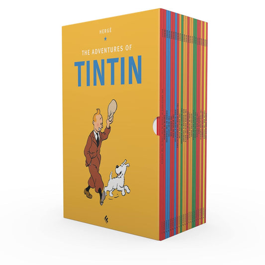 Tintin Paperback Boxed Set 23 Titles Paperback – Box set,  by Hergé