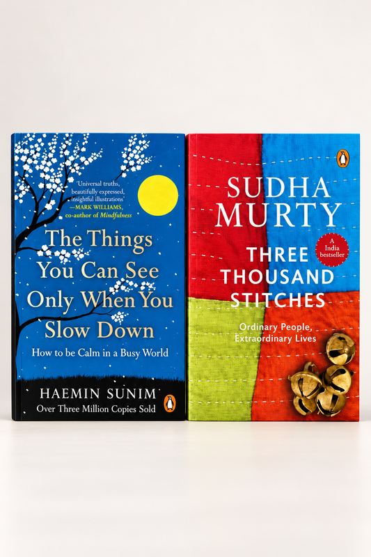 The Things You Can See Only When You Slow Down and Three Thousand Stitches 2 Books Combo (Paperback)