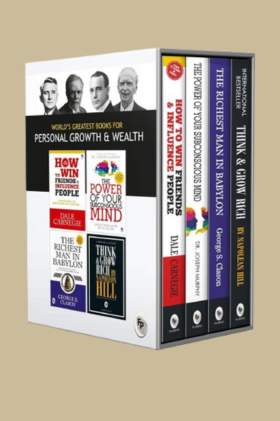 World’s Greatest Books For Personal Growth & Wealth (Set of 4 Books): Perfect Motivational Gift Set (Paperback) – by Dale Carnegie , Napoleon Hill ,