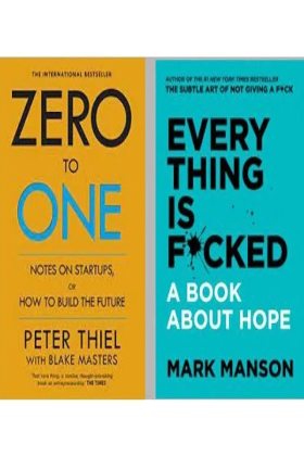 Zero to One + Everything Is F*cked (Paperback, English) bundle: